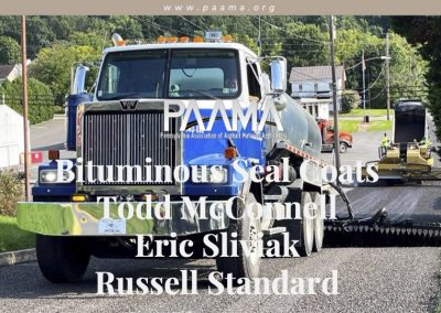 Bituminous Seal Coats