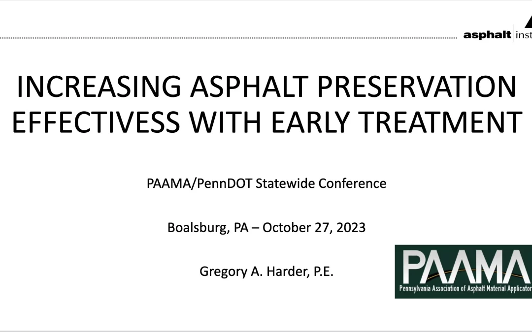 Early Preservation of HMA