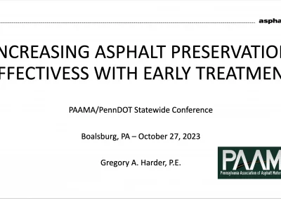 Early Preservation of HMA