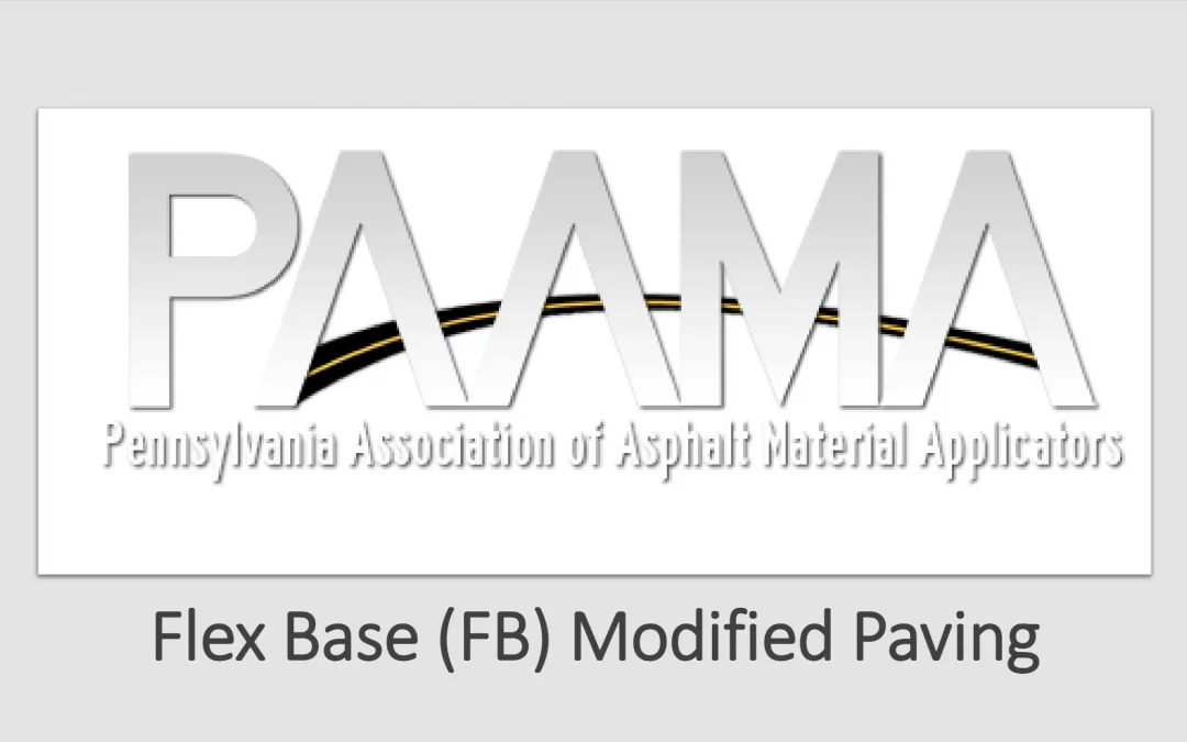 Paving with Flexible Base