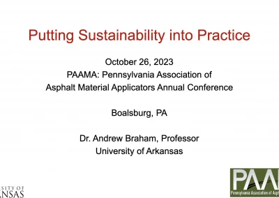 Putting Sustainability into Practice