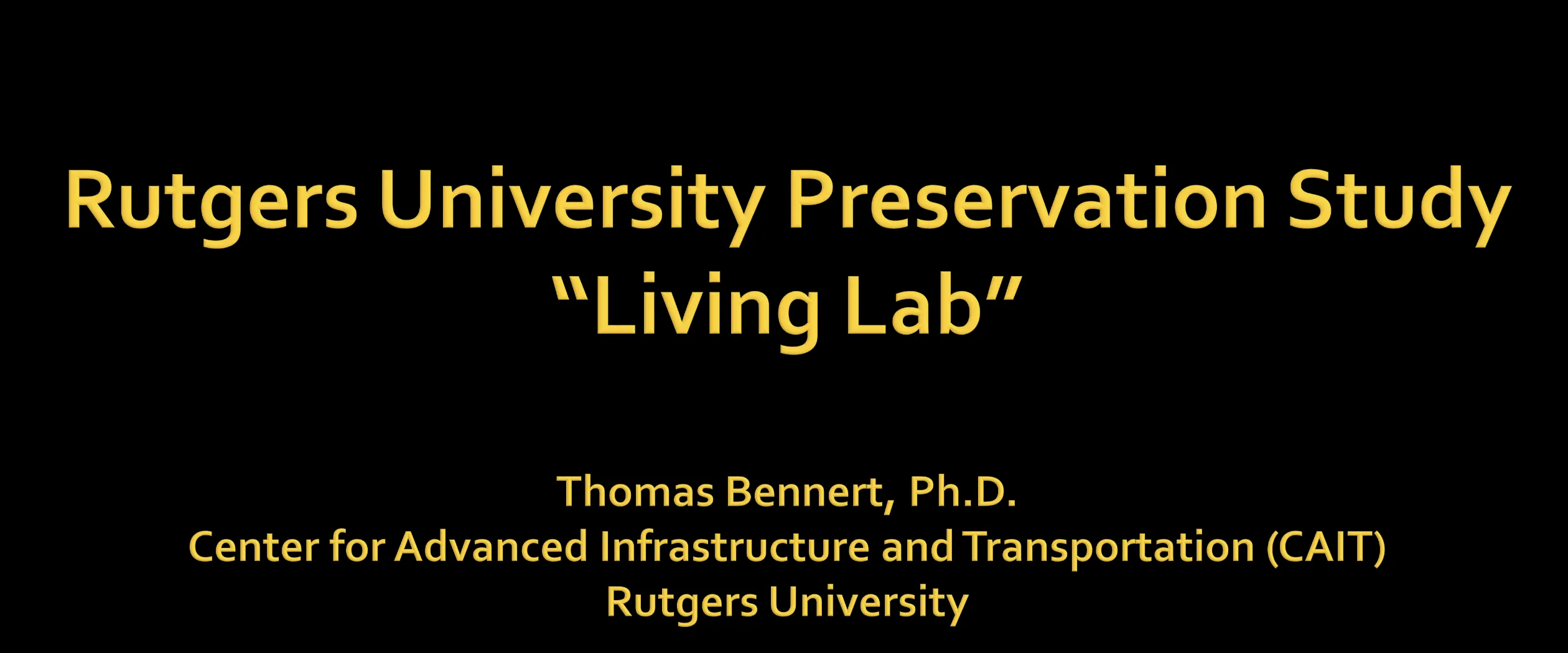 Rutgers Living Lab