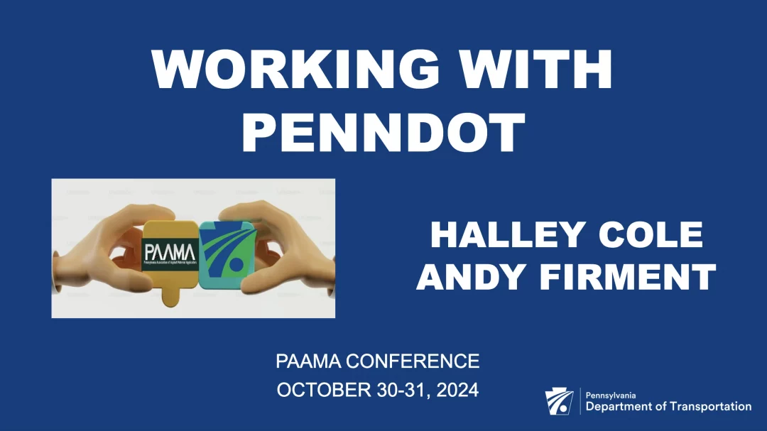 Working with PennDOT