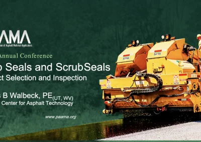 Chip Seals and ScrubSeals