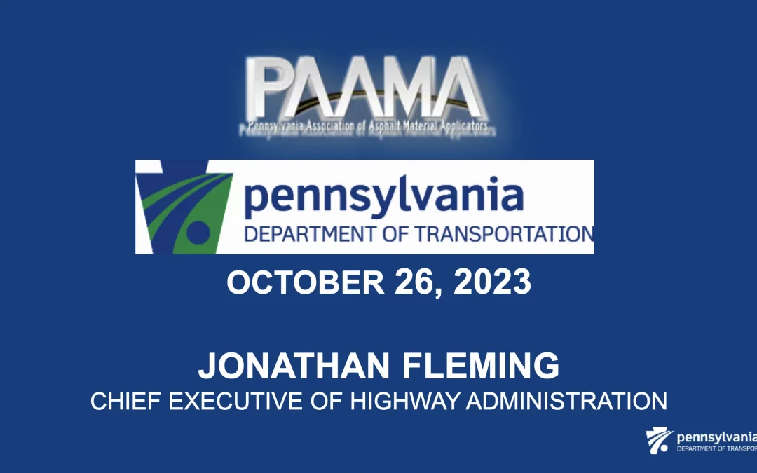 2023 PennDOT Update – Jonathan Fleming