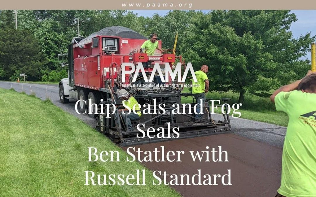 Bituminous Chip Seals and Fog Seals – PennDOT East Region Training