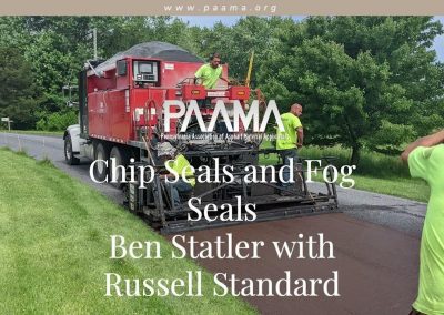 Bituminous Chip Seals and Fog Seals – PennDOT East Region Training