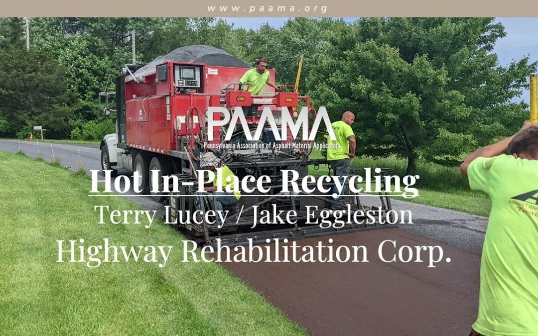 Hot In-Place Recycling – PennDOT East Region Training