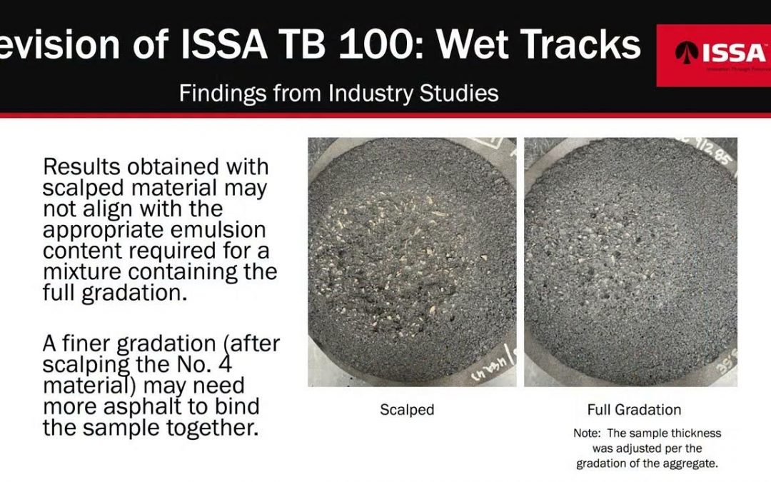 ISSA Innovations in Slurry Surfacing Mix Evaluations