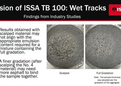 ISSA Innovations in Slurry Surfacing Mix Evaluations
